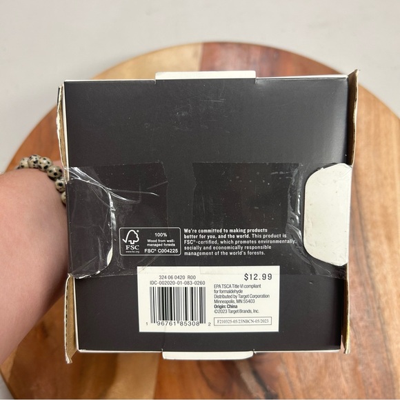 Hearth & Hand with Magnolia Toy Rainbow Wooden Ring Stacker 7pc NEW WITH DEFECT - Picture 9 of 9